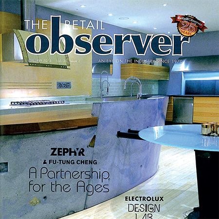 Viking Professional French Door Oven Featured in The Retail Observer, February 2015 