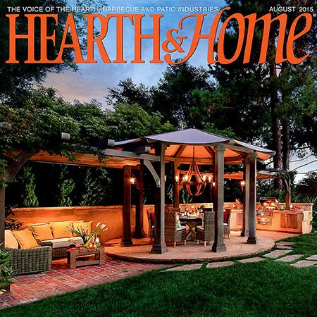 Viking Outdoor Kitchen Featured in Hearth & Home