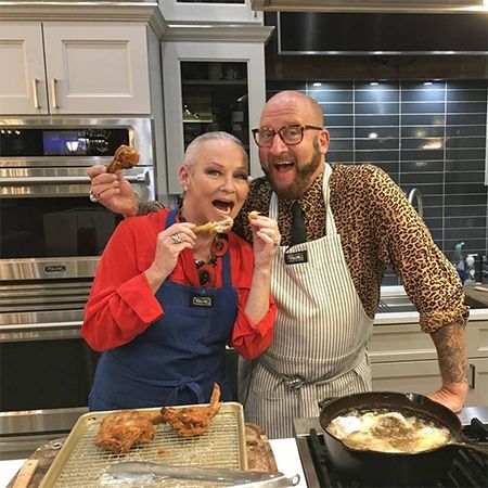 Jaime Laurita and Candace Jordan Make Fried Chicken