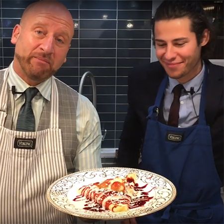 Duncan's Light Crepes and Chef Jaime's Apple Filling