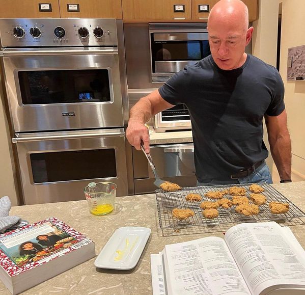 Jeff Bezos Cooks in His Viking Kitchen
