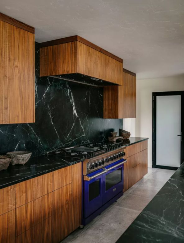 Cobalt Blue Viking Range Featured in Homes & Gardens Magazine