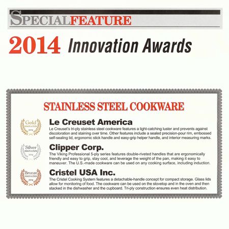Viking Professional Cookware Receives Silver Innovation Award