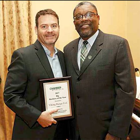 Viking Range, LLC Named As Greenwood, MS/Leflore County Chamber Big Business Of The Year 