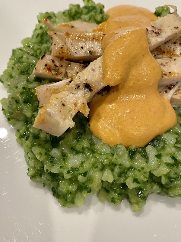 Grilled Chicken Romesco