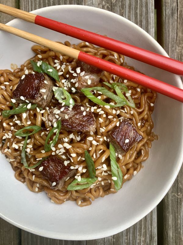 Ram Don-Noodles With Steak