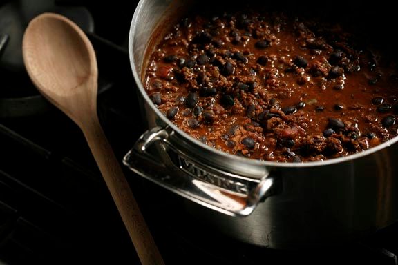 Lamb and Black Bean Chili Mole
