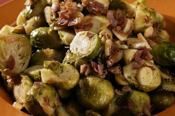 Blistered Brussels Sprouts