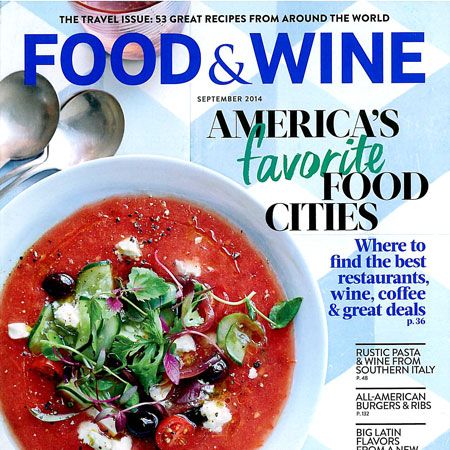 Viking Range Appears in Food & Wine, September 2014