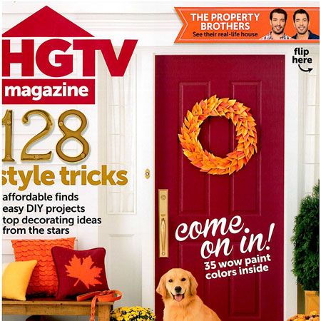 Built-In Bottom-Freezer Refrigerator in HGTV Magazine, November 2014