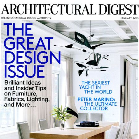 Tuscany Range Featured in Architectural Digest, January 2014